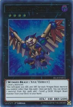 *** RAIDRAPTOR - FORCE STRIX *** ULTRA RARE 1ST EDITION BLLR-EN072 (NM) YUGIOH! - Image 1