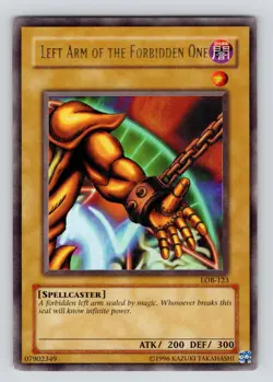 MP Left Arm of the Forbidden One LOB-123 Yu-Gi-Oh 2002 Unlimited - Image 1