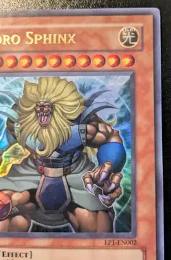 Andro Sphinx EP1-EN002 Ultra Rare Promo Yu-Gi-Oh! Movie Exclusive Pack - Image 3