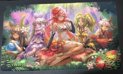 Yugioh Amanda Lapalme Cloth Playmat Traptrix - Mana Moon - 1 Player Play Mat - Image 2