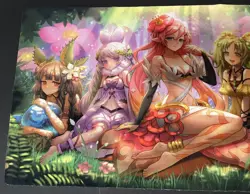 Yugioh Amanda Lapalme Cloth Playmat Traptrix - Mana Moon - 1 Player Play Mat - Image 4