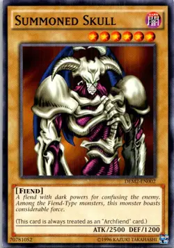 Summoned Skull DEM2-EN002 Yu-Gi-Oh! Light Play Unlimited - Image 1