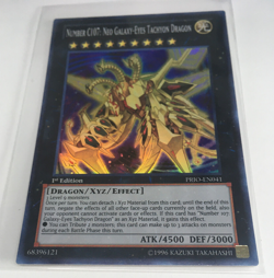 Number C107: Neo Galaxy-Eyes Tachyon Dragon Super Rare PRIO-EN041 LP YuGiOh! - Image 1