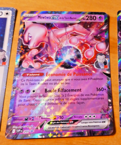 POKEMON RIVALITES DESTINEES CARD HOLO CARTE MEWTWO EX SVP 205 PROMO DRI FR NM - Image 1