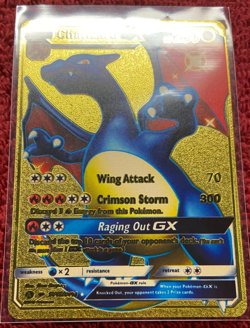 Pokemon Charizard GX 250HP Gold Foil Fan Art Card SV49 / SV94, RARE - Image 3