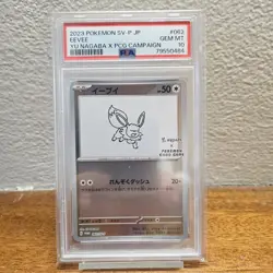 PSA 10 Eevee 062/Sv-p Yu Nagaba Japanese Pokemon Card 2023 Reverse Holo - Image 1