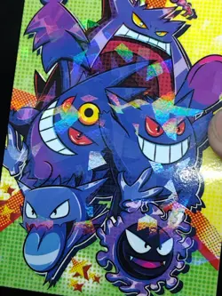 Gengar Evolutions - Cracked Ice Holo - Team Rocket Card Database - Pokemon Card - Image 4