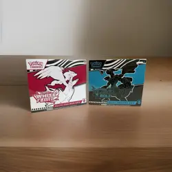 Pokemon S&V Black Bolt and White Flare Elite Trainer Box ETB Set of 2 - Sealed - Image 1