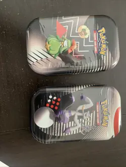 Pokemon Unova Mini Tins Black Bolt White Flare Display Tins - Image 1