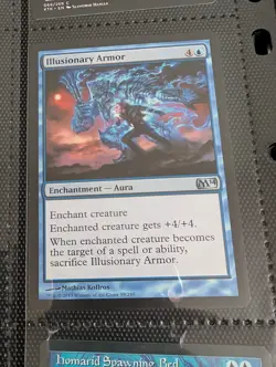 1x Illusionary Armor - NM English MTG - Magic 2014 (G) - Image 1
