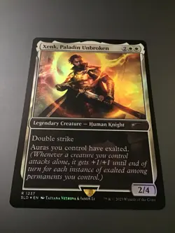 MTG Secret Lair x Dungeons & Dragons #1237 Xenk, Paladin Unbroken Foil - Image 1