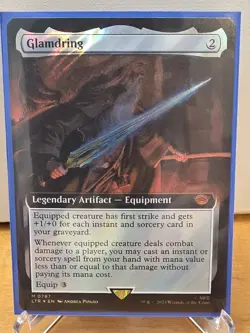MTG Glamdring Extended Art Surge Foil Lord of the Rings #787 - Image 1
