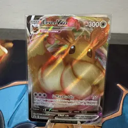 Pokemon Card TCG - Eevee VMAX SWSH087 Black Star Promo Shining Fates Near Mint - Image 7