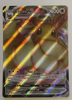Pokemon Card TCG - Eevee VMAX SWSH087 Black Star Promo Shining Fates Near Mint - Image 1