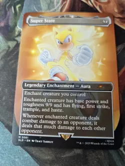 Super State NON-FOIL Sonic Secret Lair MTG Magic The Gathering - Image 2