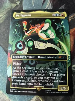 Dr. Eggman NON-FOIL Sonic Secret Lair MTG Magic The Gathering - Image 2
