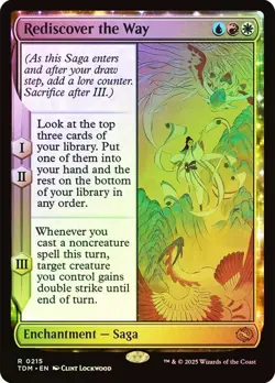 Foil Rediscover the Way [Tarkir: Dragonstorm] MTG - Image 1