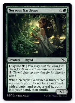 Nervous Gardener NM Commander: Murders at Karlov Manor 0169 MTG Regular - Image 1