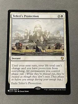 MTG Teferi's Protection The List- Commander 2017 008/309 Near Mint - Image 1