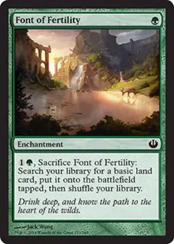 Font of Fertility - Light Play MTG Journey into Nyx - Image 1