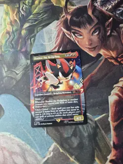 Shadow the Hedgehog NON-FOIL Sonic Secret Lair MTG Magic The Gathering - Image 1