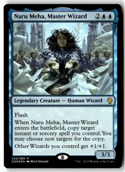 MTG Foil Naru Meha, Master Wizard Dominaria - LP English - Image 1