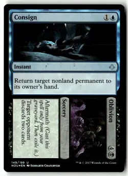 MTG Foil Consign Oblivion Hour of Devastation - HP English - Image 1