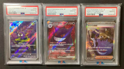 PSA 10 Gengar ex SR Gastly AR SEQ SET Wild Force sv5k sv9a Japanese Pokemon 2024 - Image 1