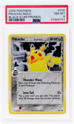 2003 Pokemon Nintendo Black Star Promos Pikachu Value #35 PSA 8 - Image 1