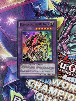 (YBL) Elemental HERO Gaia CT08-EN011 2011 Collectors Tins Limited Edition LP - Image 1