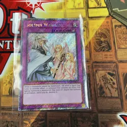Solemn Warning Platinum Secret Rare RA02-EN078 Yugioh - Image 1