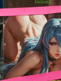 1/1 Only 1 Made Esdeath Butt Spicy Akame Topless Lonestar Customs Waifu Card - Image 3