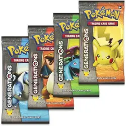 Pokemon TCG: Generations Charizard-EX Collection Card Game - Red & Blue - 4 Pack 820650801099 - Image 2