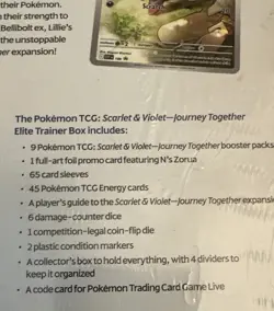 Pokemon Scarlet & Violet Journey Together Elite Trainer Box ETB Sealed - Image 5