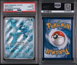 2025 POKEMON JTG EN-JOURNEY TOGETHER ILLUSTRATION RARE #161 ARTICUNO PSA 10 - Image 3