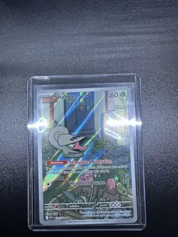Shelmet 93/86 Illustration Rare Full Art Holo White Flare Pokemon TCG Card NM - Image 2