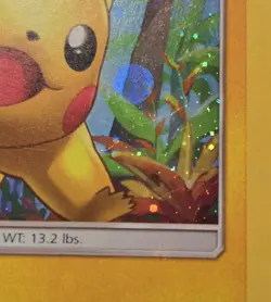 Pokemon TCG Pikachu SM76 2017 Sun & Moon Black Star Promo Card - LP - Image 5