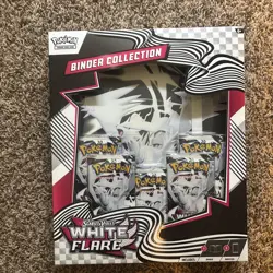 Pokemon White Flare Binder Collection Brand New Sealed In Hand SHIPS NOW 🚚💨 - Image 1