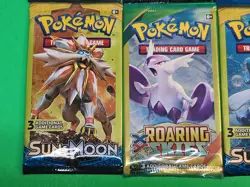 New Pokemon TCG Sun & Moon And XY 3 Card Booster Packs Assorted Lot X6 Sealed - Image 5