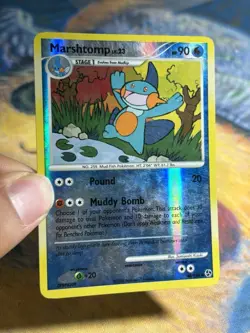 Marshtomp 46/106 Reverse Holo Diamond Pearl Great Encounters Pokemon Card - Image 3