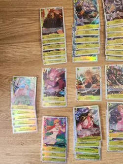 Yellow Super Rare (SR) Bundle One Piece Card Game TCG NM - Image 2