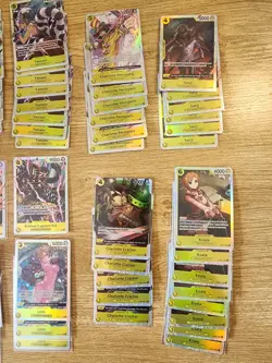 Yellow Super Rare (SR) Bundle One Piece Card Game TCG NM - Image 3