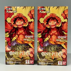 ONE PIECE Card Game "CARD THE BEST" PRB-01 Booster 2Box w/Promo Poster TCG JAPAN - Image 2