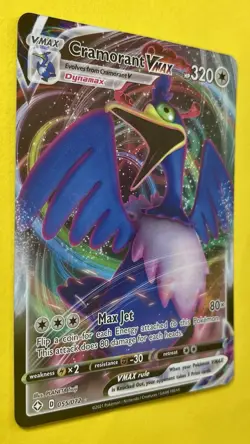 Cramorant VMAX 2021 Pokemon Sword & Shield Shining Fates FULL ART HOLO 55/072 - Image 3