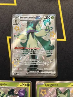 Meowscarada ex 078 Floragato 077 Sprigatito 076 NM Promo Set Pokemon Card (6s) - Image 2