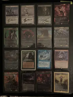 Magic The Gathering Binder Collection Lot Inc: Signed Cards, Secret Lairs & More - Image 1