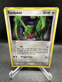 Rayquaza 3/17 Pop Series 1 TCG Promo Cosmos Holo Rare Pokemon Card 2006 - Image 1