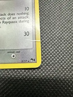 Rayquaza 3/17 Pop Series 1 TCG Promo Cosmos Holo Rare Pokemon Card 2006 - Image 5