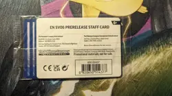 Twilight Masquerade Staff Prerelease Pack 4 Cards SV06 Promos SEALED FAST SHIP - Image 4
