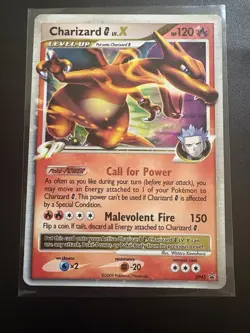 Charizard G LV.X DP45 Extended Art Holo Card Pokemon Black Star Promo - LP+ - Image 2